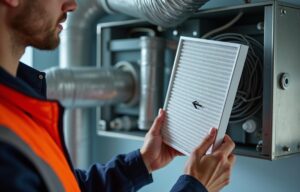 which way does air filter go in HVAC