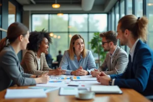 business team harmonizing operations to ensure every department thrives